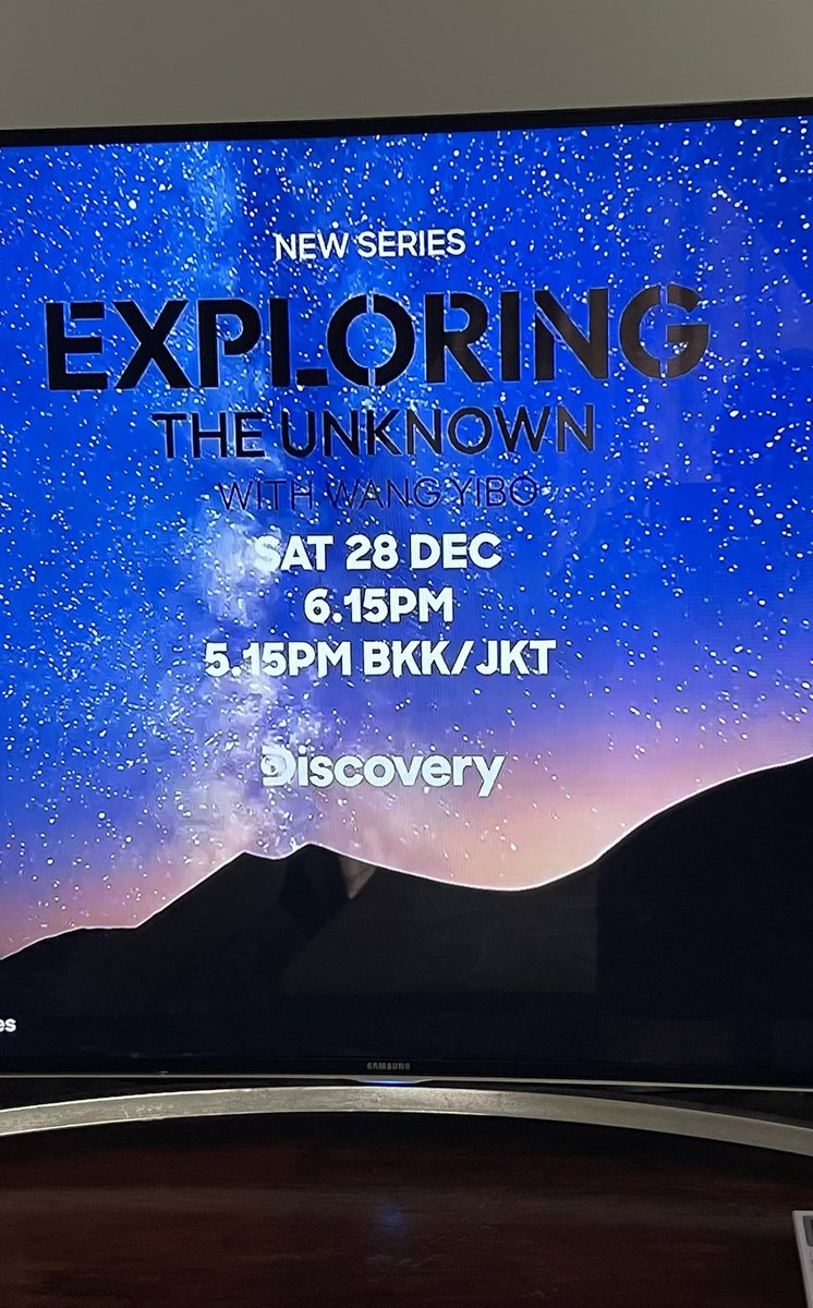 #WangYibo will be in Discovery starting 28 Dec! … very excited to wait!! 🤗🤗🤗
