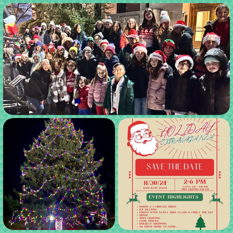 Wonderful night in Oceanport! 
So proud of my students singing 🎵 at the town tree lighting! <a href="/MaplePlaceMS/">Maple Place Middle School</a> <a href="/OPSchoolsNJ/">Oceanport Schools</a>