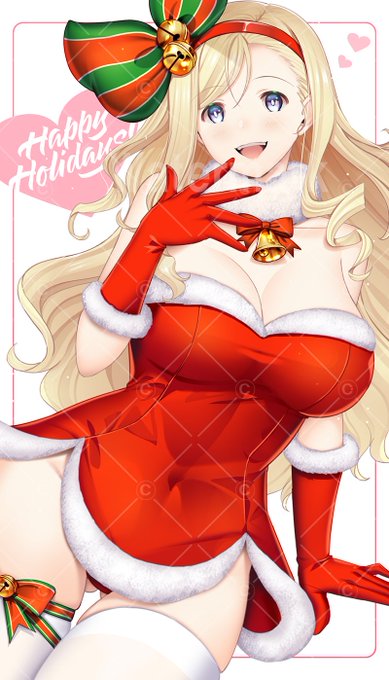 #金髪 #サンタコス 12月になりました(≧▽≦) 