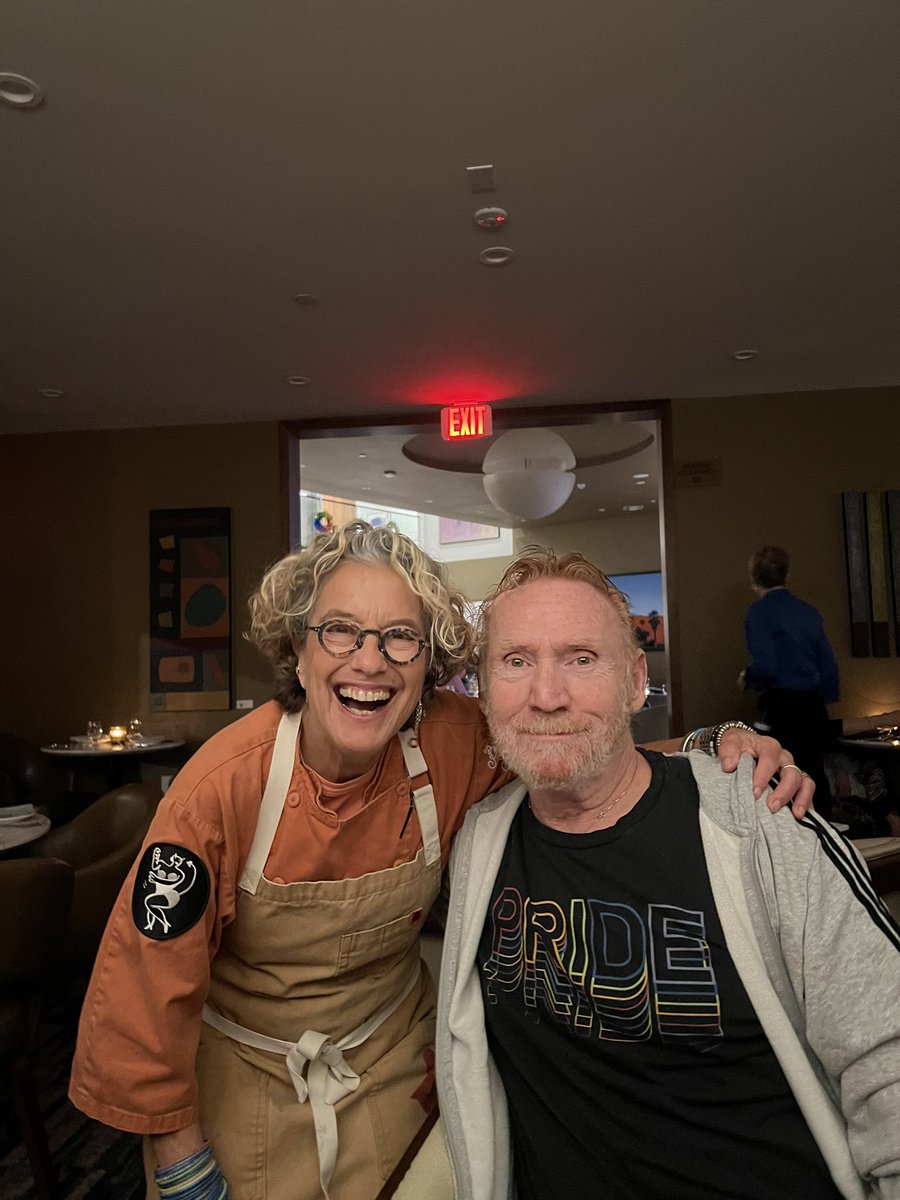 Fantastic dinner at Alice B in Palm Springs and The <a href="/SusanFeniger/">Susan Feniger</a> stopped by to say hello