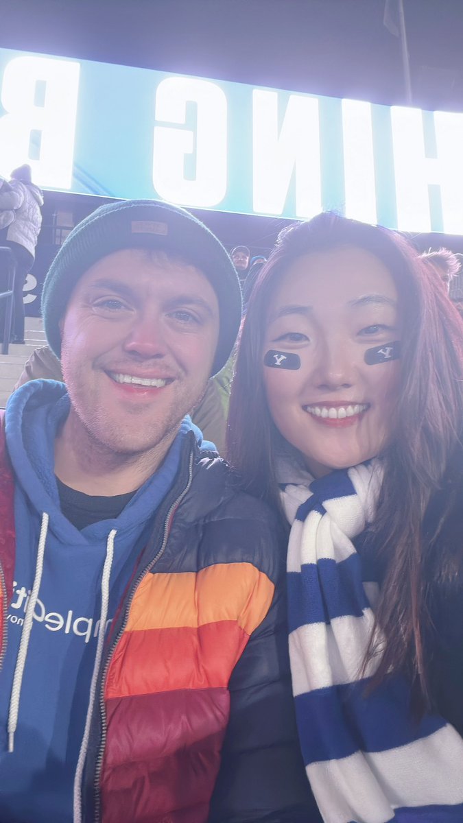 Let’s go! We’re back~ first home game in person since before COVID! #GoCougs #BYUFootball