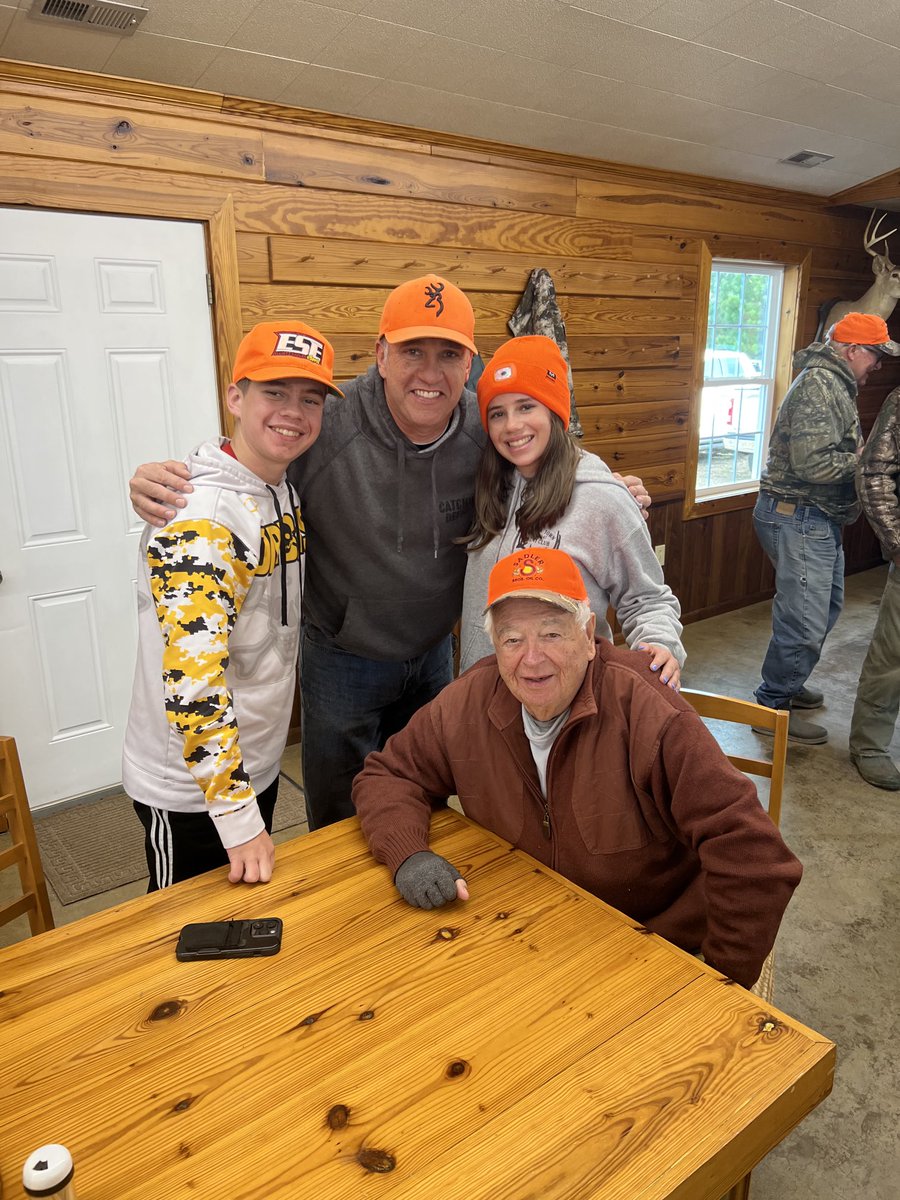 There are good days in hunting and there are special days .. 3 generations of hunters .. kids day at ITHC .. wonderful tradition.. hunting, hotdogs, hamburgers, kids playing , making memories!! Very blessed