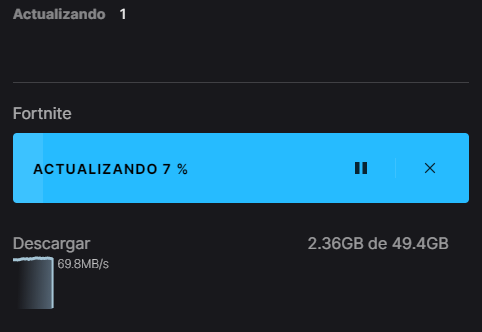 Jorge_Most's tweet photo. La actualización del Capítulo 6 ocupa 50GB.

#Fortnite https://t.co/K81nI1pAJq
