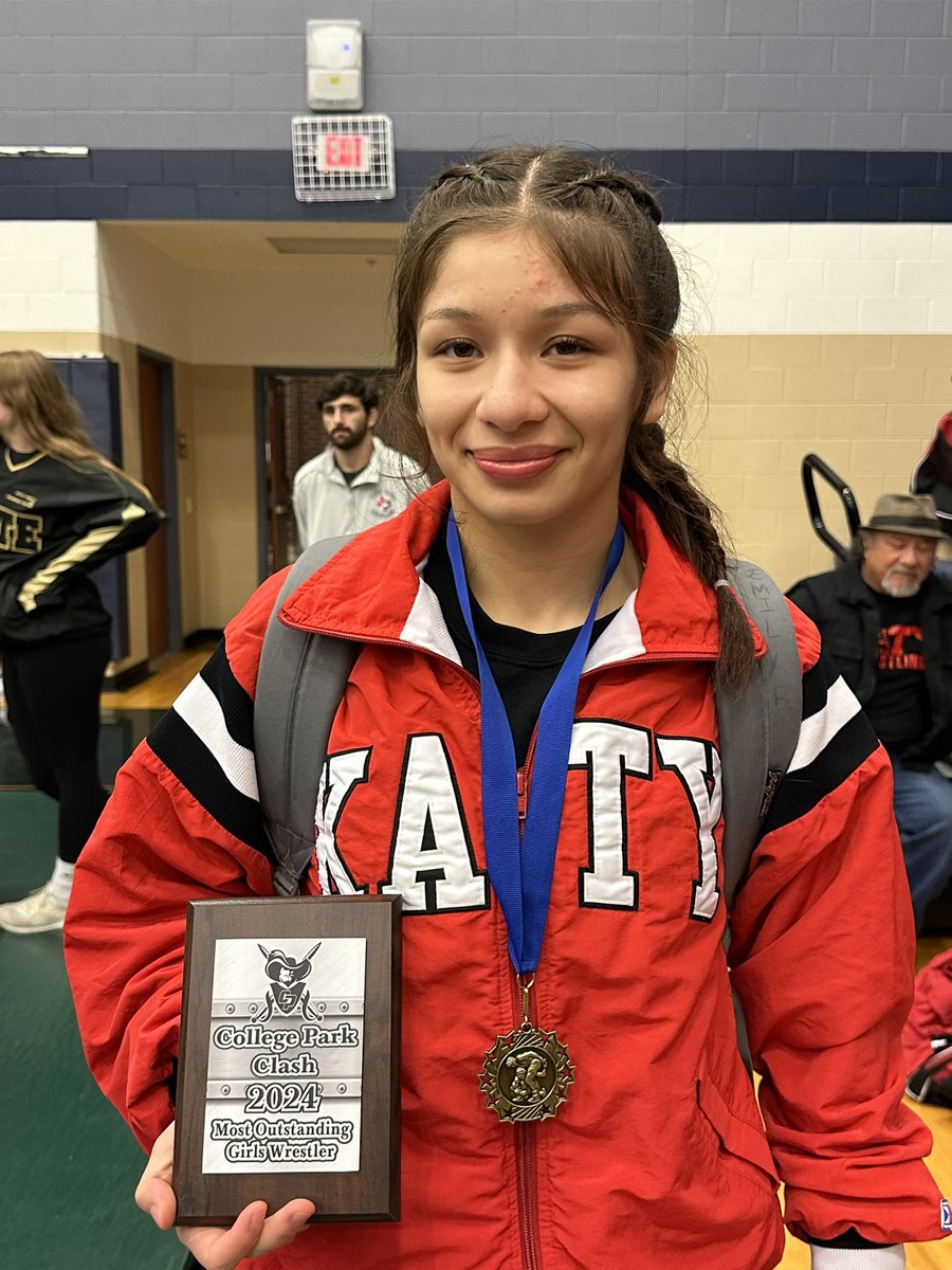 Emily Beltran wins Most Outstanding Wrestler honors!