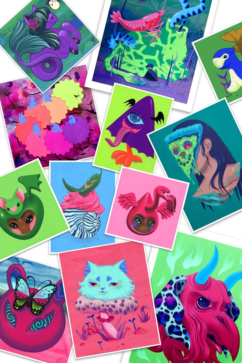 Holiday sale starting soon!!! 

Sign up for my mailing list for first dibs on new prints and original paintings:

bamcatart.us4.list-manage.com/subscribe?u=49…