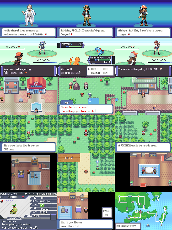 A lot of progress has been made on Pokémon Abyss since the last update nearly a month ago! Here's some updated screenshots from the game!
