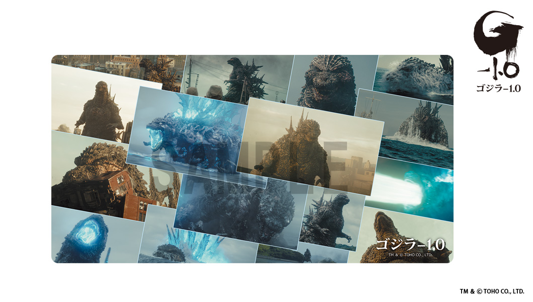 ゴジラ-1.0 トレカアイテムくじ ラバープレイマット コンプリート