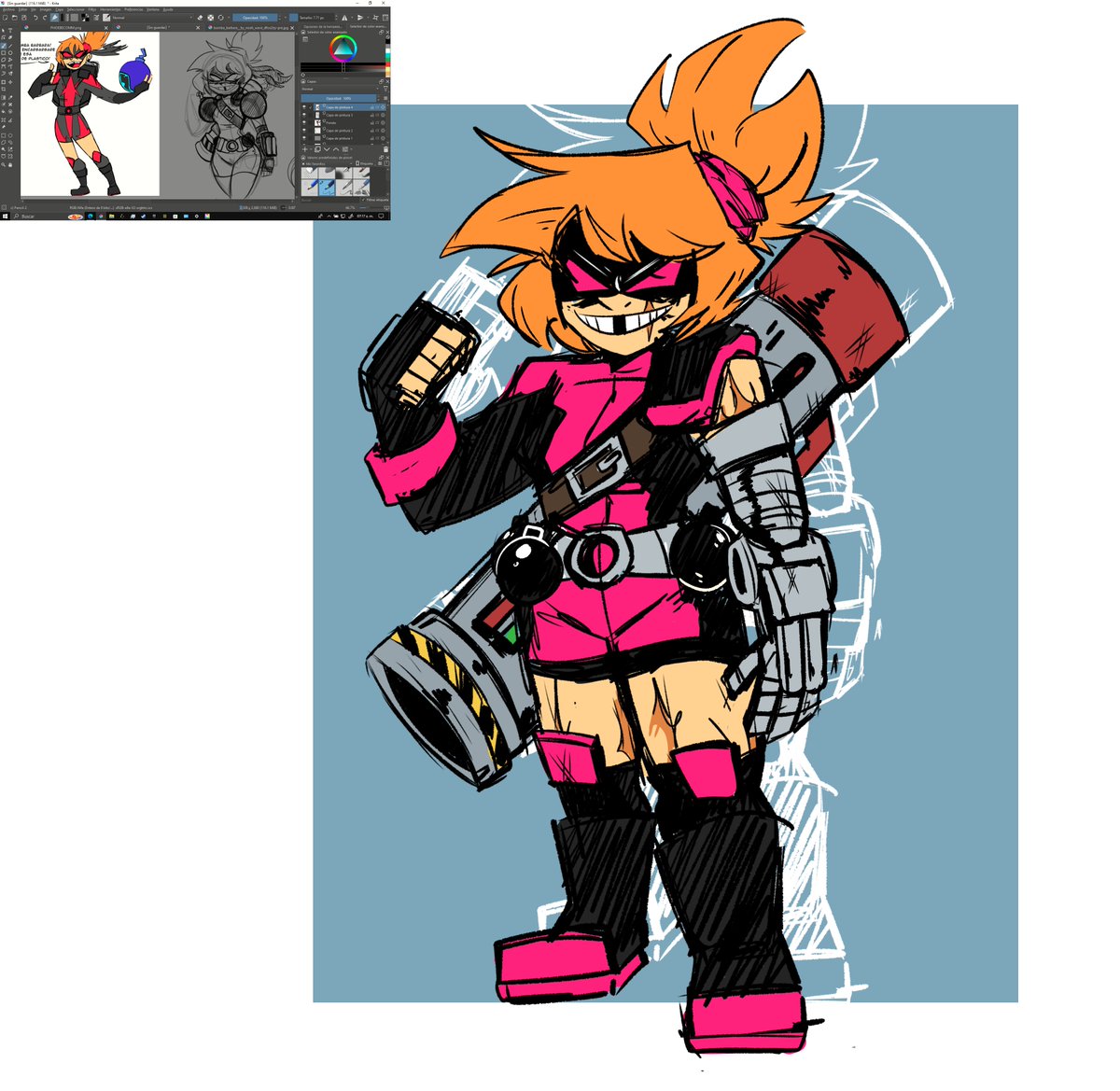 BOMBA BARBARA! 
What do you think their powers/abilities are?:o