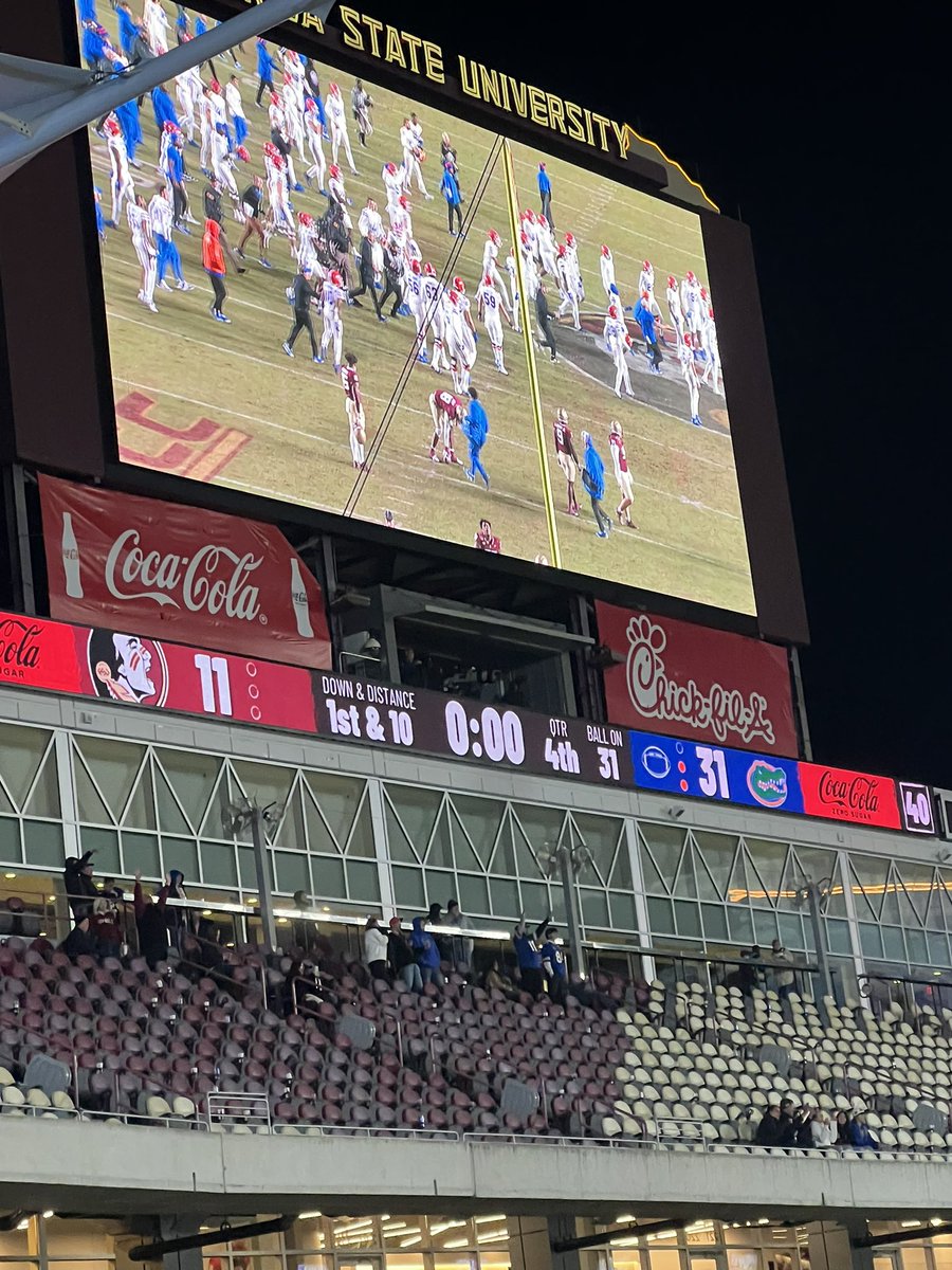 Final Score from Tallahassee. #GoGators