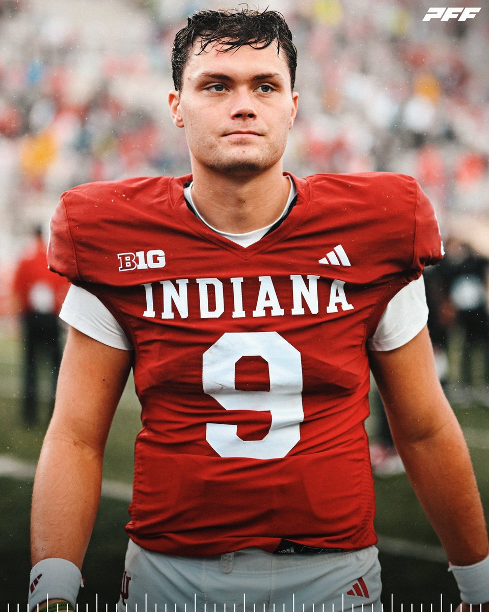 PFF College (@pff_college) on Twitter photo Indiana QB Kurtis Rourke vs Purdue:
🔴 23/31
🔴 349 YDS
🔴 6 TDS
🔴 0 INTS
<a href="/IndianaFootball/">Indiana Football</a> Indiana QB Kurtis Rourke vs Purdue:
🔴 23/31
🔴 349 YDS
🔴 6 TDS
🔴 0 INTS
<a href="/IndianaFootball/">Indiana Football</a>