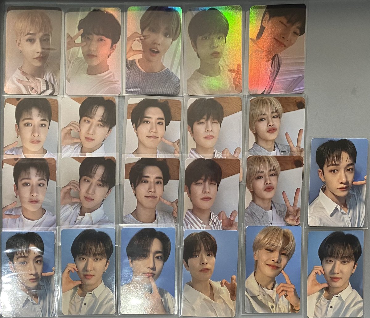__ka__777's tweet photo. Stray Kids nacific トレカ ID Photo 交換

譲：バンチャン、チャンビン、ハン、
　　スンミン、アイエン

求：ヒョンジン、フィリックス

3.4枚目のハートのついていない未所持のものを求めています🙇‍♀️

1:n（当方）可能です🙆‍♀️

郵送での交換希望です。
ぜひお気軽にお声掛けください🙇‍♀️ https://t.co/KOb8uk77Lm