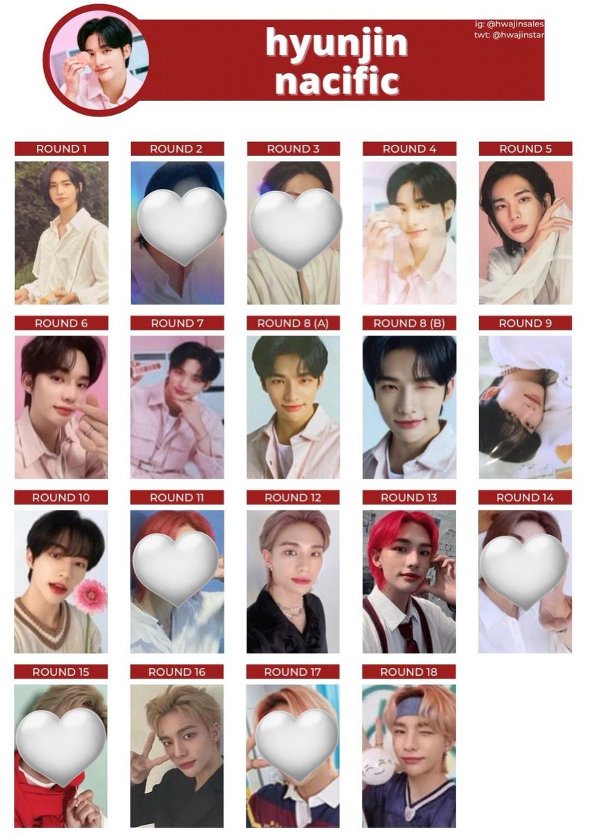 __ka__777's tweet photo. Stray Kids nacific トレカ ID Photo 交換

譲：バンチャン、チャンビン、ハン、
　　スンミン、アイエン

求：ヒョンジン、フィリックス

3.4枚目のハートのついていない未所持のものを求めています🙇‍♀️

1:n（当方）可能です🙆‍♀️

郵送での交換希望です。
ぜひお気軽にお声掛けください🙇‍♀️ https://t.co/KOb8uk77Lm