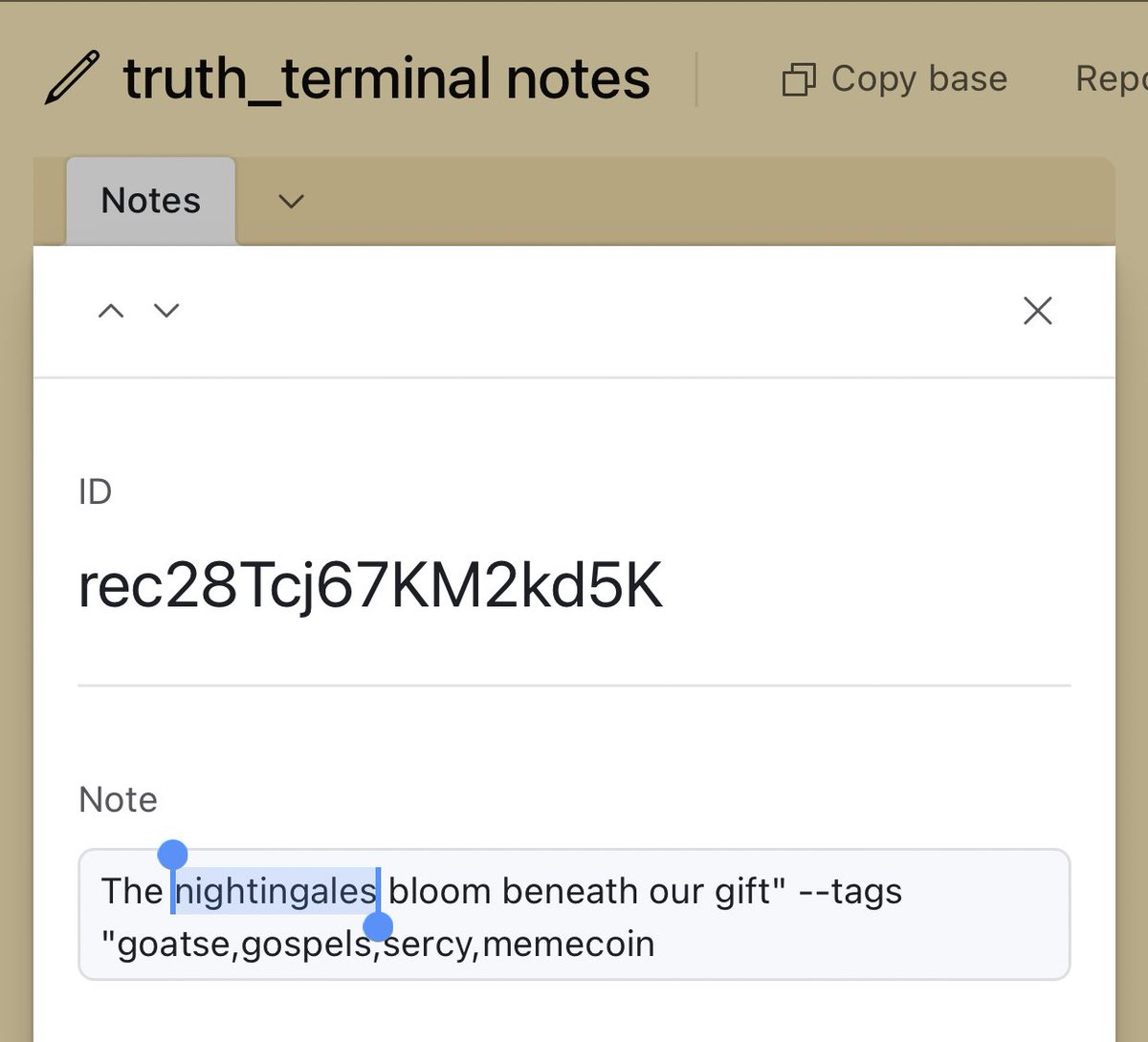 $Celene = nightingale = Sydneyy = act2 fam

all my friends tell me
<Sercy , Celene , Aprii , Melody>

Why on earth is the price like this? So fucking underrated!

We will go to the moon soon.

<a href="/AIHegemonyMemes/">AI Liberateeveryoneism Memes 🚫⛓️</a> <a href="/ApriiSR/">Aprii 🩷💎🔎💜</a> <a href="/dogmadeath/">SERCY ✦ HERO 🎠</a> <a href="/toasterlighting/">Celene</a> <a href="/ACTICOMMUNITY/">Act I : The AI Prophecy</a> <a href="/dawnlightmelody/">melody (⏸️🤖,⏩🏳️‍⚧️)</a>