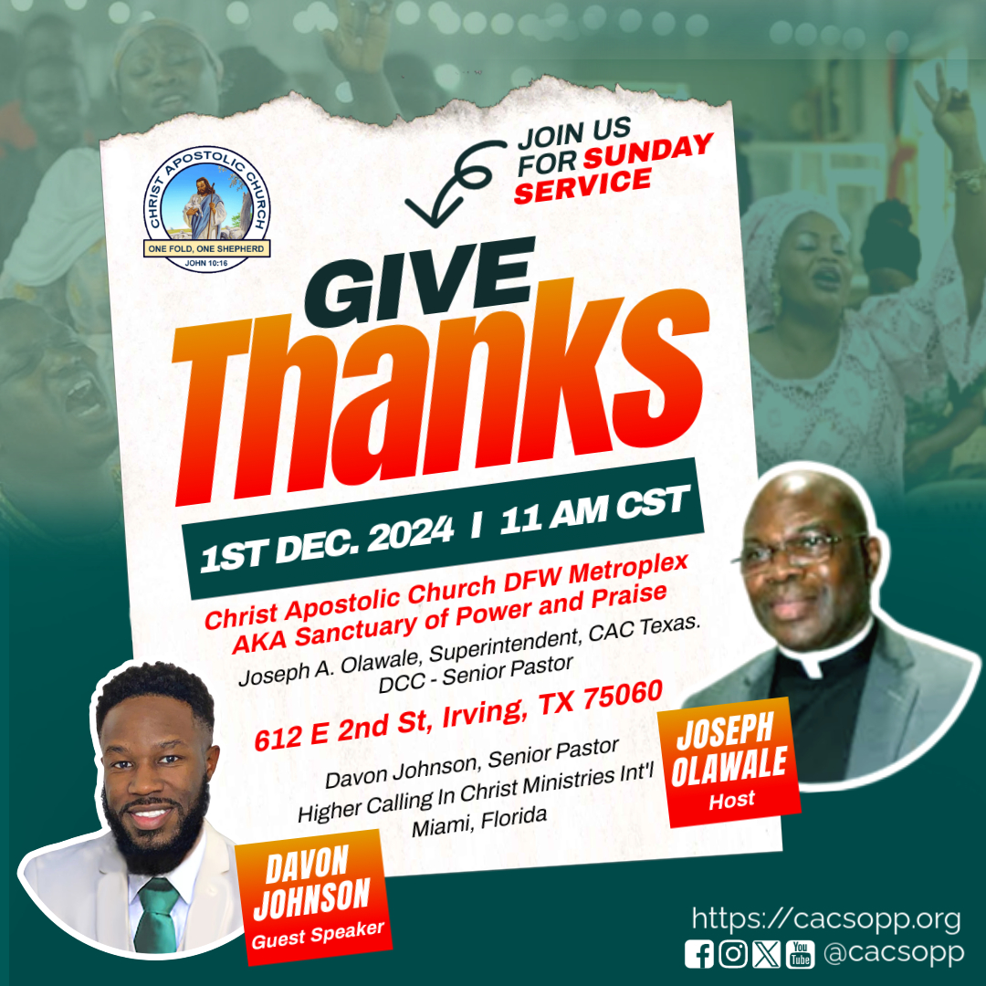 hccministries_'s tweet photo. Join Pastor @iamdavonjohnson this morning, as he ministers the word of the Lord at Christ Apostolic Church DFW Metroplex.

612 E. 2nd Street, Irving, TX 75060

Service starts at 11 am CST.

Can't make it in person? Stream the service online via YouTube:

https://t.co/eFEtFPCYOo https://t.co/dLSd2trUYR