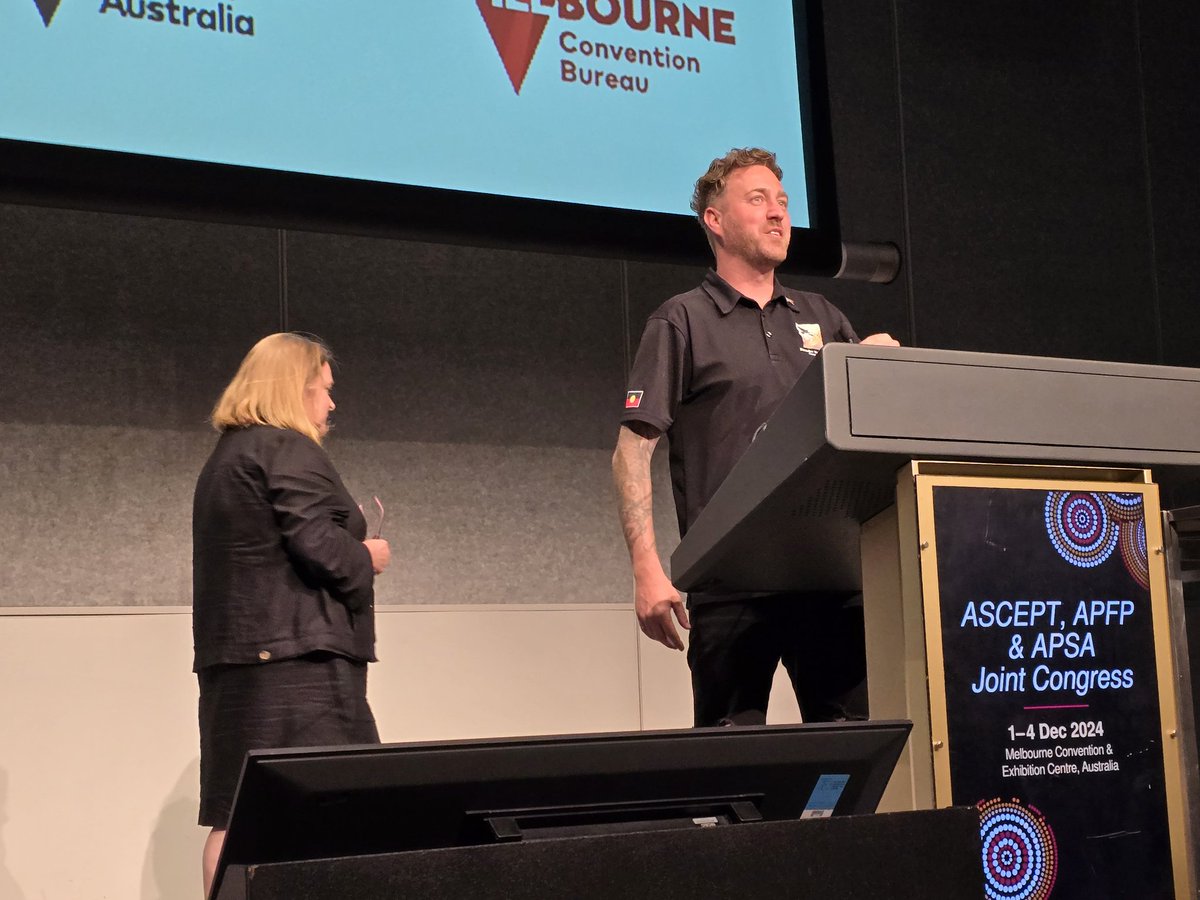 ianfmusgrave's tweet photo. Opening of the ASCEPT, APFP AND APSA joint Congress with Biridin Murinion, Sarira El-den, Alistair Stewart,  Jerneen Williams for principle sponsor Belberry, Josh Bull MP with the welcome address and Colin Hunter Junior Junior for welcome to Country. #asceptapfpapsa https://t.co/CFyXAY7Gza