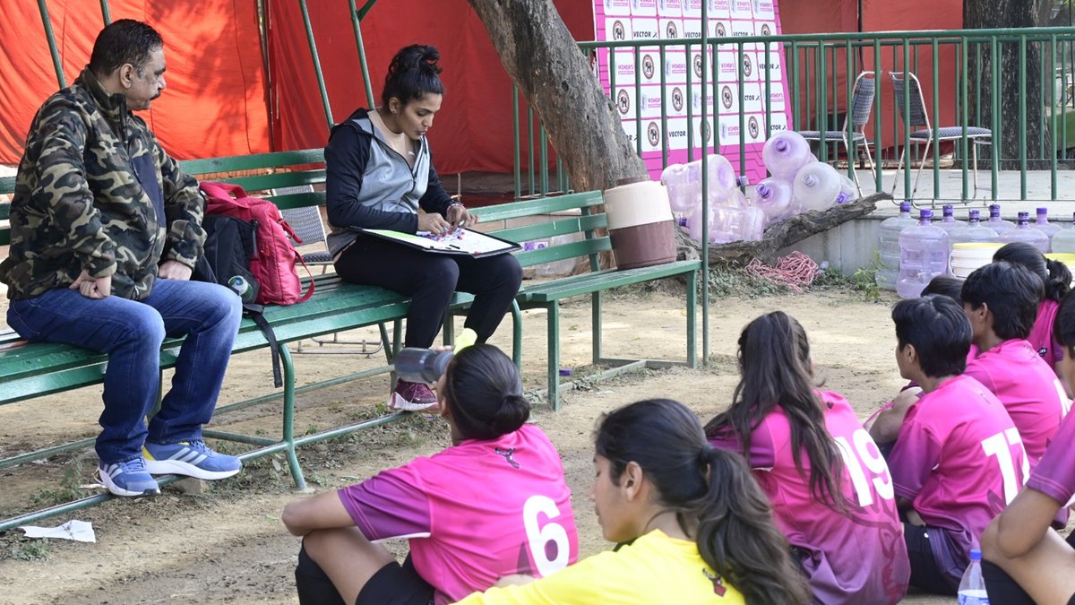 Snapshots from our journey so far! ⚽💜 Every game, every moment, every lesson makes us stronger. Let’s keep pushing forward! 💪🔥

#SheKicksFC #FootballPassion #TeamSpirit