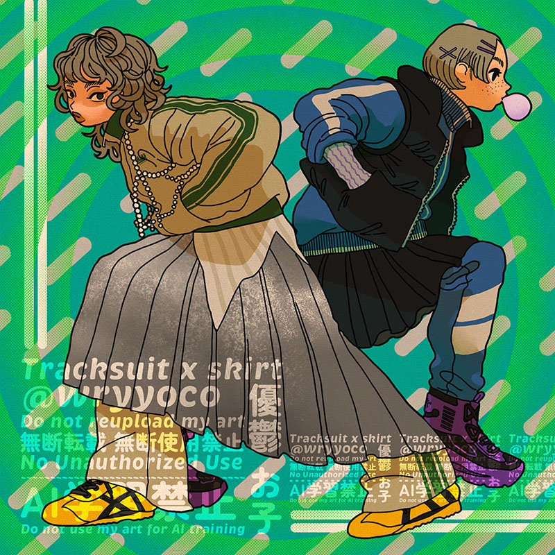 トラックスーツ
細線・太線

#創作イラスト #女の子イラスト