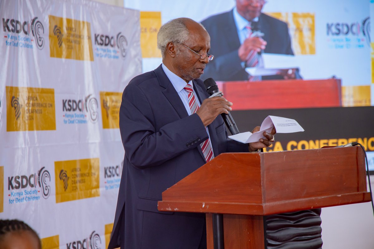 A historic moment as Mr. Francis Muiruri Ng’ang’a, KSDC Chairman, highlighted the significance of the first-ever African Conference on Deafness. 

This gathering is a unique opportunity to learn, share, and shape best practices for addressing challenges in the deaf community.