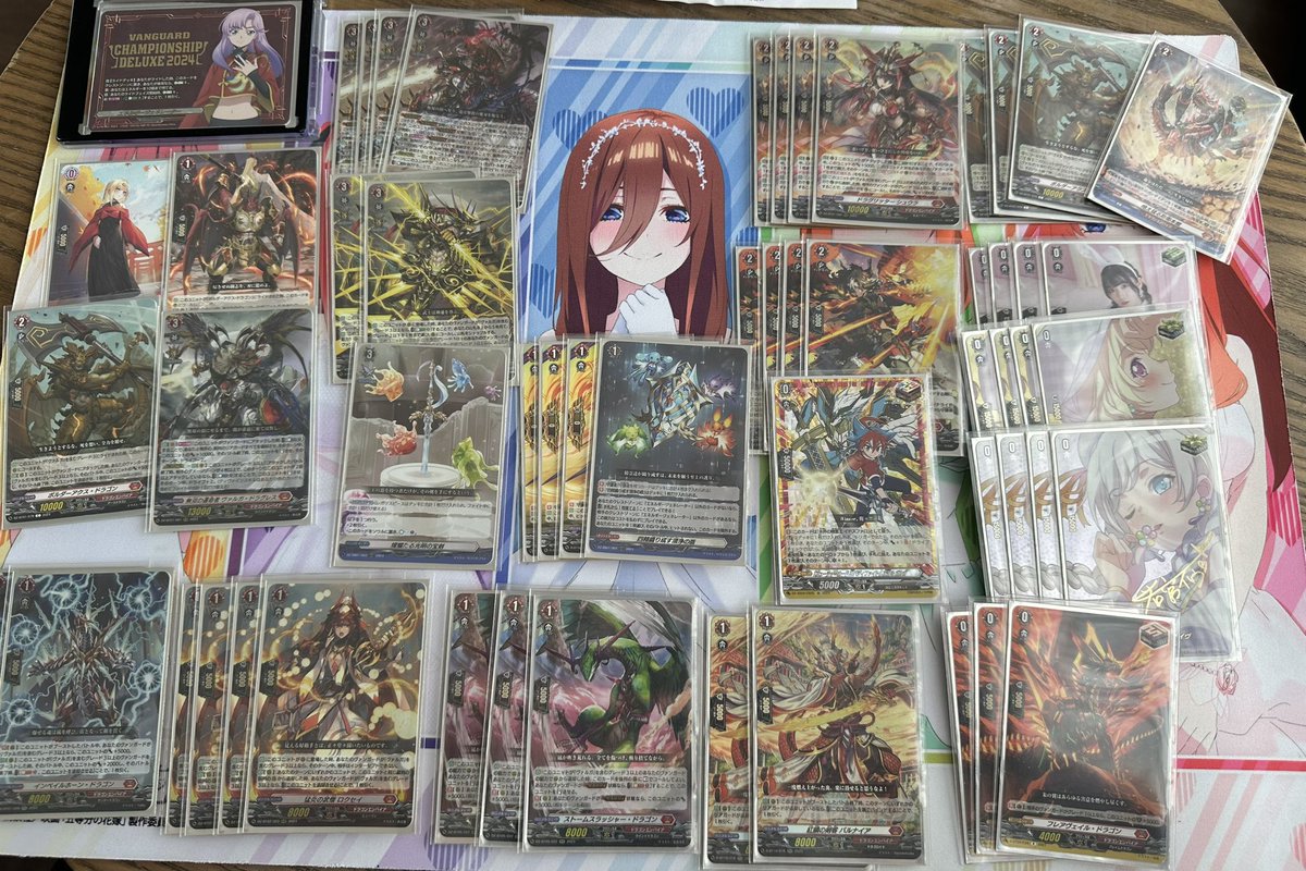 WGP Finals Malaysia 2024

Tried my best but guess it wasn’t meant to be 🥲 We roll agn next year~

Levidras ❌ (No raksasa)
Luard ✅
Varga ❌
Varga ✅
Black (BG) ❌ 
Rezael ❌ (Opp double heal down)

#VGTopDecks #ヴァンガードデッキ紹介