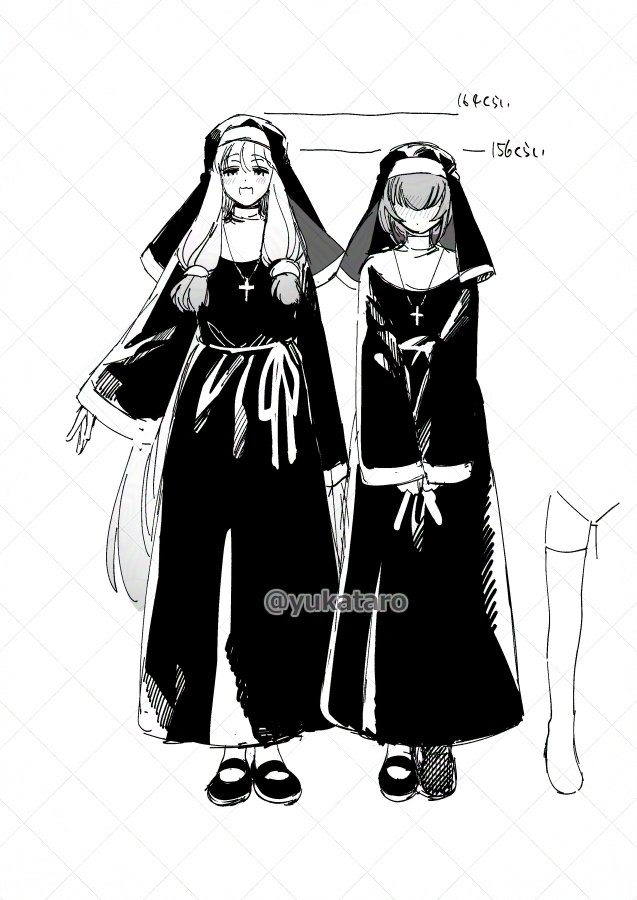 スピカちゃんと後輩モブシスターちゃんメモ 名前を決めてあげたい 