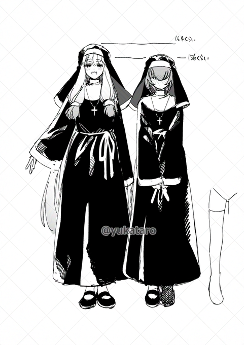 スピカちゃんと後輩モブシスターちゃんメモ 名前を決めてあげたい 