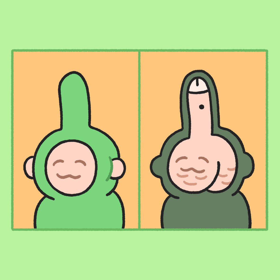 lanparman's tweet photo. 天線寶寶的秘密🍼🐥💦 https://t.co/w4suiktWy4