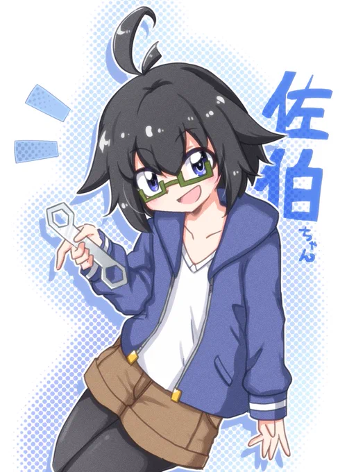 今日はめろんパンさんのオリキャラ「佐伯」ちゃんを描きました! 