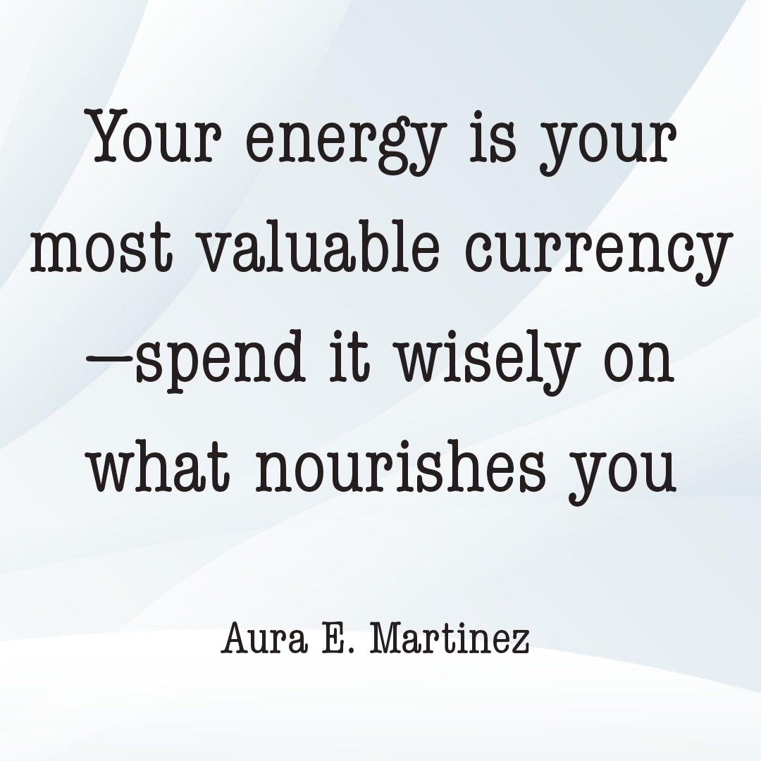 AuraEMartinez's tweet image. #EnergyIsPower #ProtectYourEnergy #SpendItWisely #EnergyMatters #ChooseWhatNourishes #PrioritizeYourself #ValueYourEnergy #EnergyIsCurrency #AlignedLiving #FocusYourEnergy #InvestInYourWellBeing #ChooseWithPurpose #EnergyAlignment #LiveWithIntention #NourishYourSoul