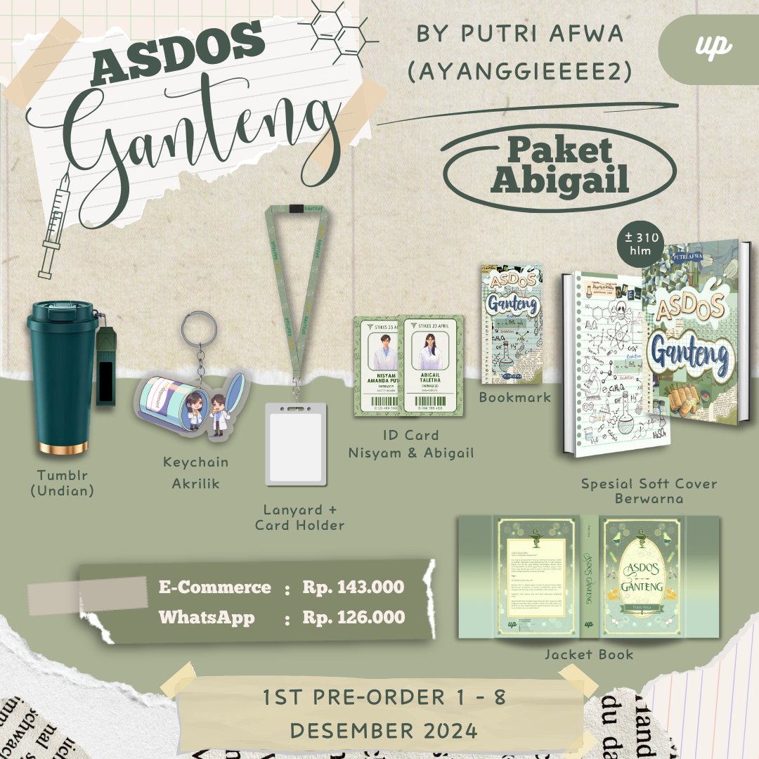 universe_publis's tweet photo. [ PRE-ORDER 𝐀𝐒𝐃𝐎𝐒 𝐆𝐀𝐍𝐓𝐄𝐍𝐆 BY  @ayanggieeee2 ]

‼️𝗣𝗥𝗘-𝗢𝗥𝗗𝗘𝗥 𝗡𝗢𝗪‼️

Pre order dimulai hari 𝐌𝐢𝐧𝐠𝐠𝐮, 𝟎𝟏 𝐃𝐞𝐬𝐞𝐦𝐛𝐞𝐫 𝟐𝟎𝟐𝟒, 𝐩𝐮𝐤𝐮𝐥 𝟏𝟔:𝟎𝟎 𝐖𝐈𝐁, sampai dengan 𝐌𝐢𝐧𝐠𝐠𝐮, 𝟎𝟖 𝐃𝐞𝐬𝐞𝐦𝐛𝐞𝐫 𝟐𝟎𝟐𝟒, 𝐩𝐮𝐤𝐮𝐥 𝟏𝟖:𝟎𝟎 𝐖𝐈𝐁. 

Buku bisa dipesan di:

- Shopee : https://t.co/bGSt6b6xvA
- Tokped: https://t.co/h8FRoPY5TU
- WA: https://t.co/BLsXqGii7V (Indonesia buyer)