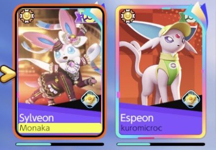 Double eevee and double gold badge with Ali