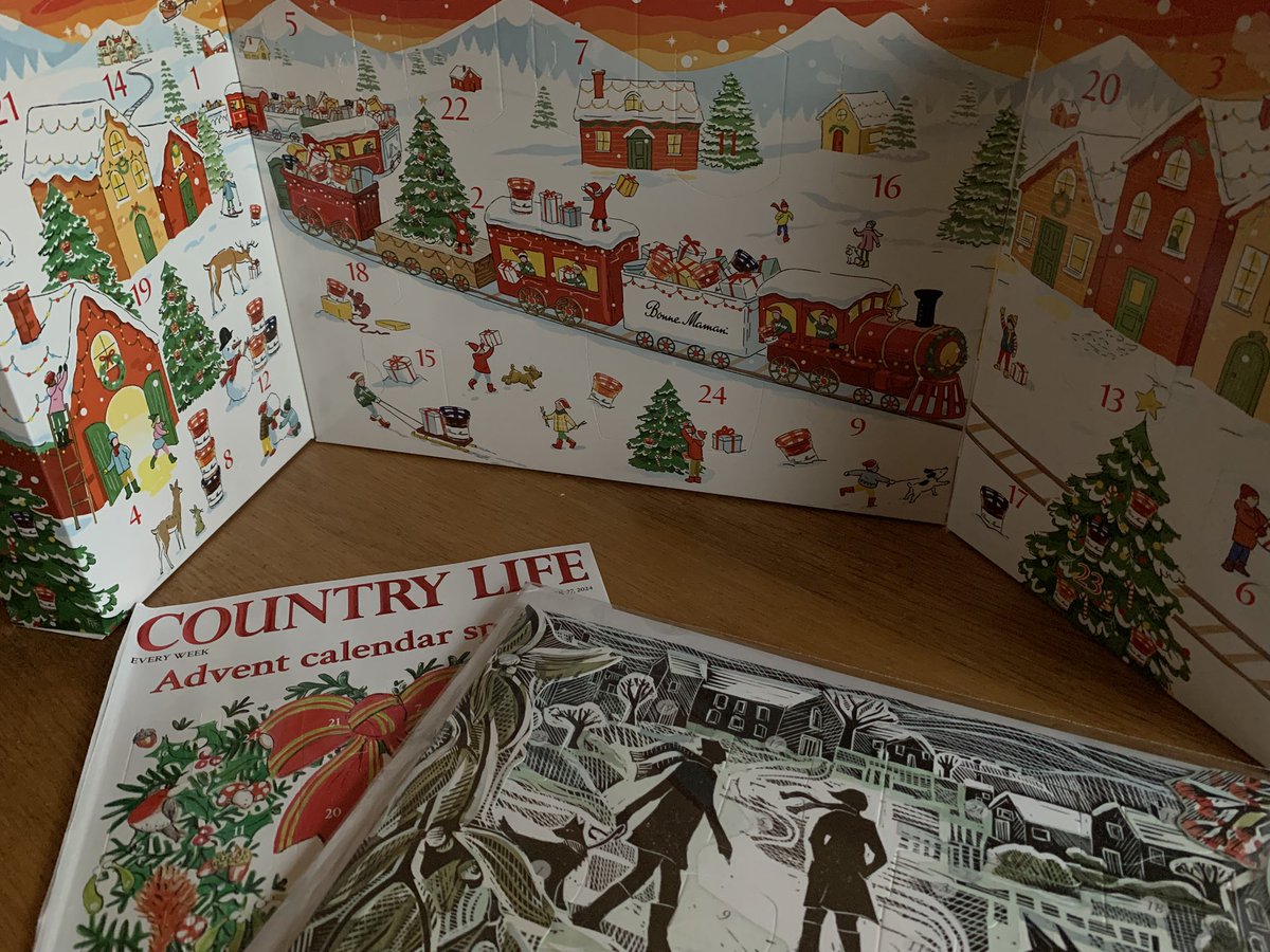back_badger's tweet photo. Waiting for the #Memsahib & #TheLad to descend to begin opening our #Advent calendars. Decided not to go to church; the wonderful carols (all day) on BBC R 3 this first day of #Advent2024 is helping. https://t.co/E7yl0qfKb1