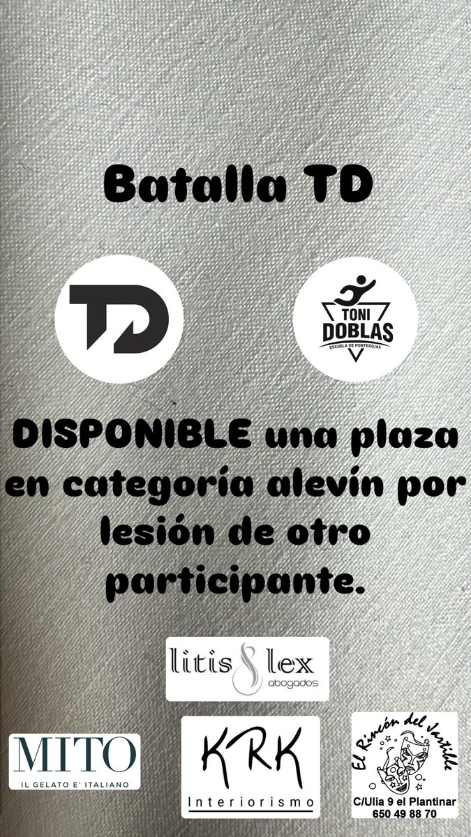 EscuelaPorter@sTD (@escuela_td) on Twitter photo 