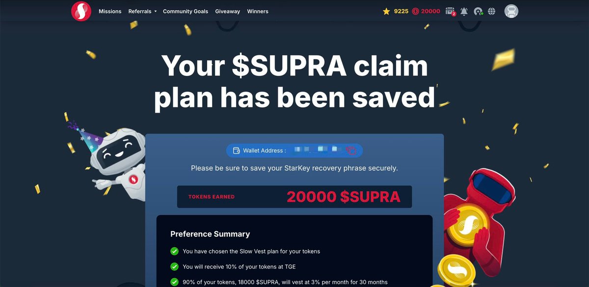I Completed 75 supra Missions... NOW IT'S TIME TO CASH IN! $SUPRA claim is now live and available on major exchanges. 

Speaking of Supra, have you checked out <a href="/DexlynLabs/">Dexlyn Labs</a>? SUPRA'S 1ST BORN! A revolutionary DEX being built under the Supra ecosystem is catching industry attention!