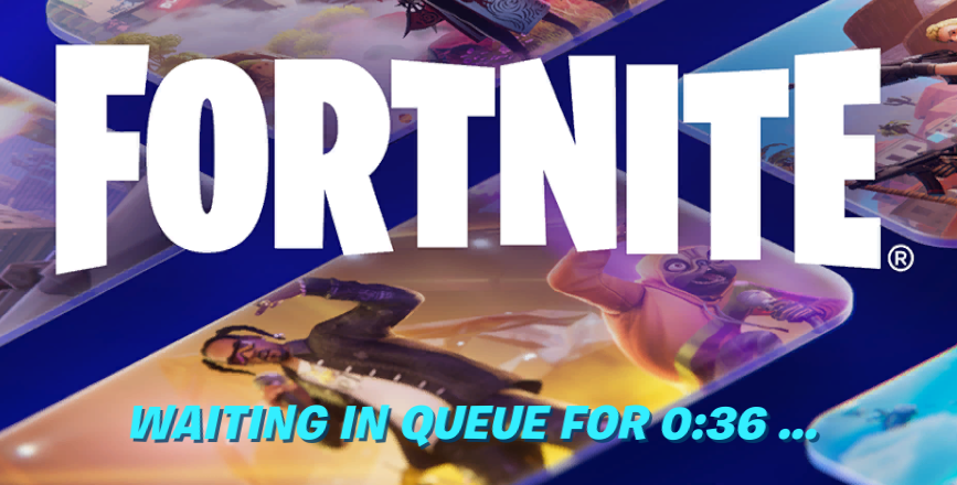 FORTNITE ALREADY HAS A QUEUE BEFORE SERVERS ARE UP 😭
