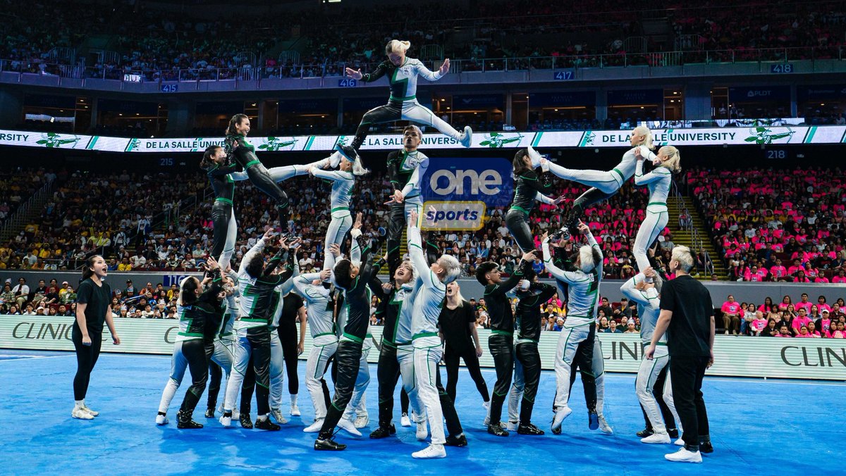 OneSportsPHL's tweet photo. MADE THEIR FINAL MOVE 🫱🏽🫲🏼
The DLSU Animo Squad went with a queen’s gambit move as they stepped on the board in the UAAP Season 87 Cheerdance Competition!
#TheFinalMove #UAAPCDC #UAAPSeason87 #StrongerBetterTogether #OneSports https://t.co/KGS733m0xK