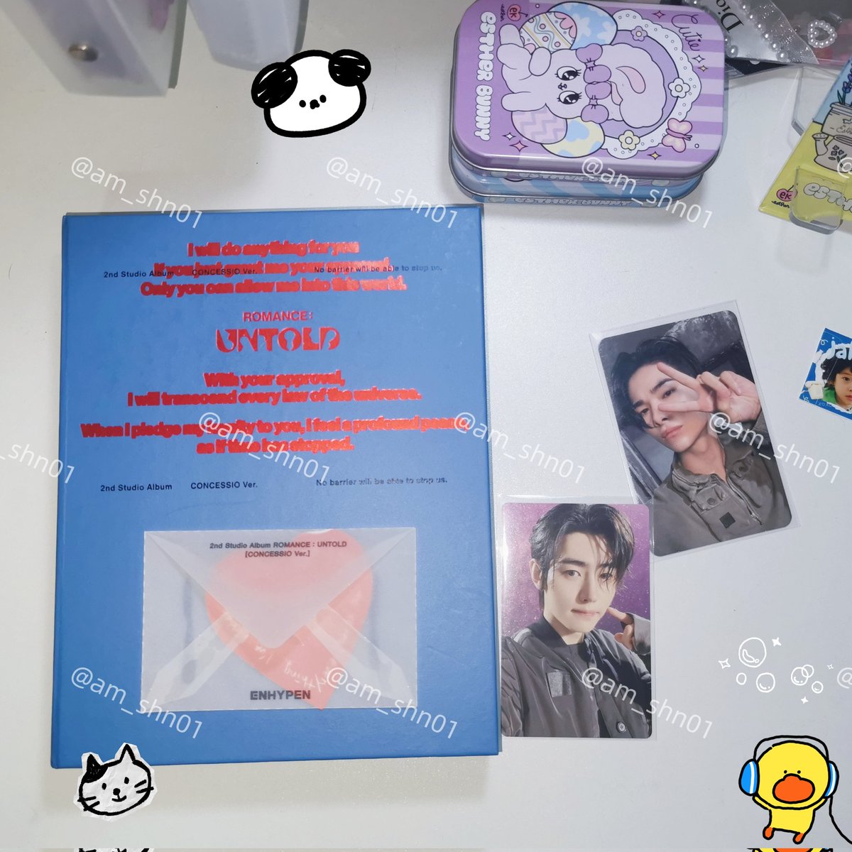 am_shn01's tweet photo. รีทวิต  แจกการ์ด+บั้มเปล่า 3 คน 🤩
˗ˋˏ꒰♡ Sunghoon​&amp;Ni-Ki Day 🐩🐥꒱ྀི  
𓏵 RT Twitter (Engene only)  ✿ * ·
Date : 7.12.2024
Time: 21.00 

🚚Shipping  30 b.
(Followers free shipping✨) 

#HappySunghoonDay #HAPPYNI_KIDAY 
#ตลาดนัดENHYPEN https://t.co/MMuiRAkHMC