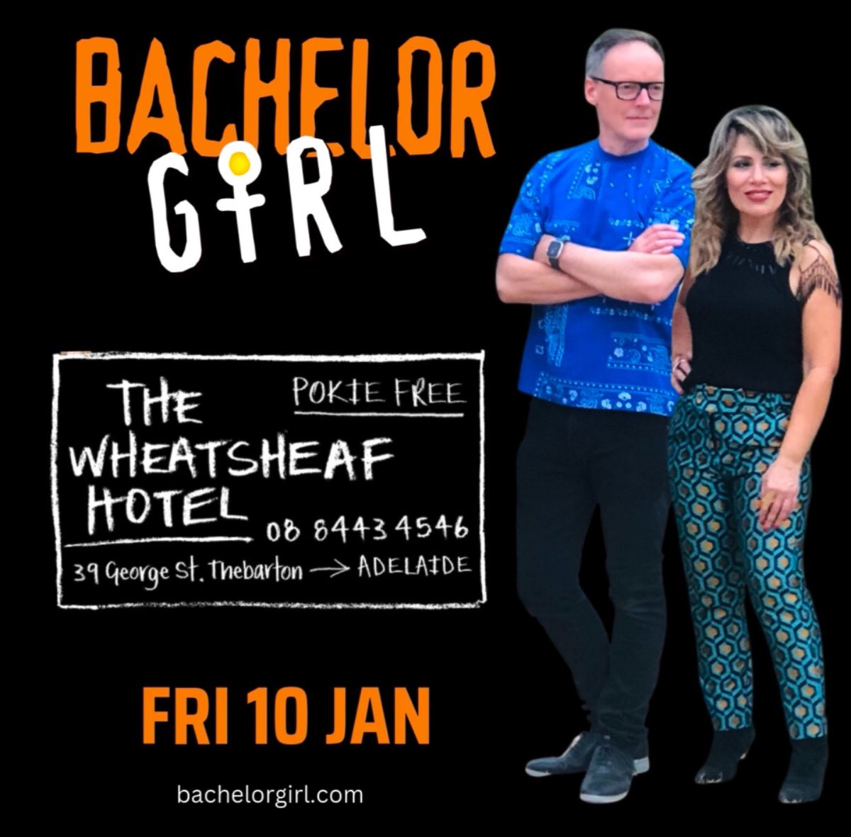 Adelaide coming at you in just over a month!! See you January 10 at the Wheatsheaf Hotel. Tix from bachelorgirl.com 💪