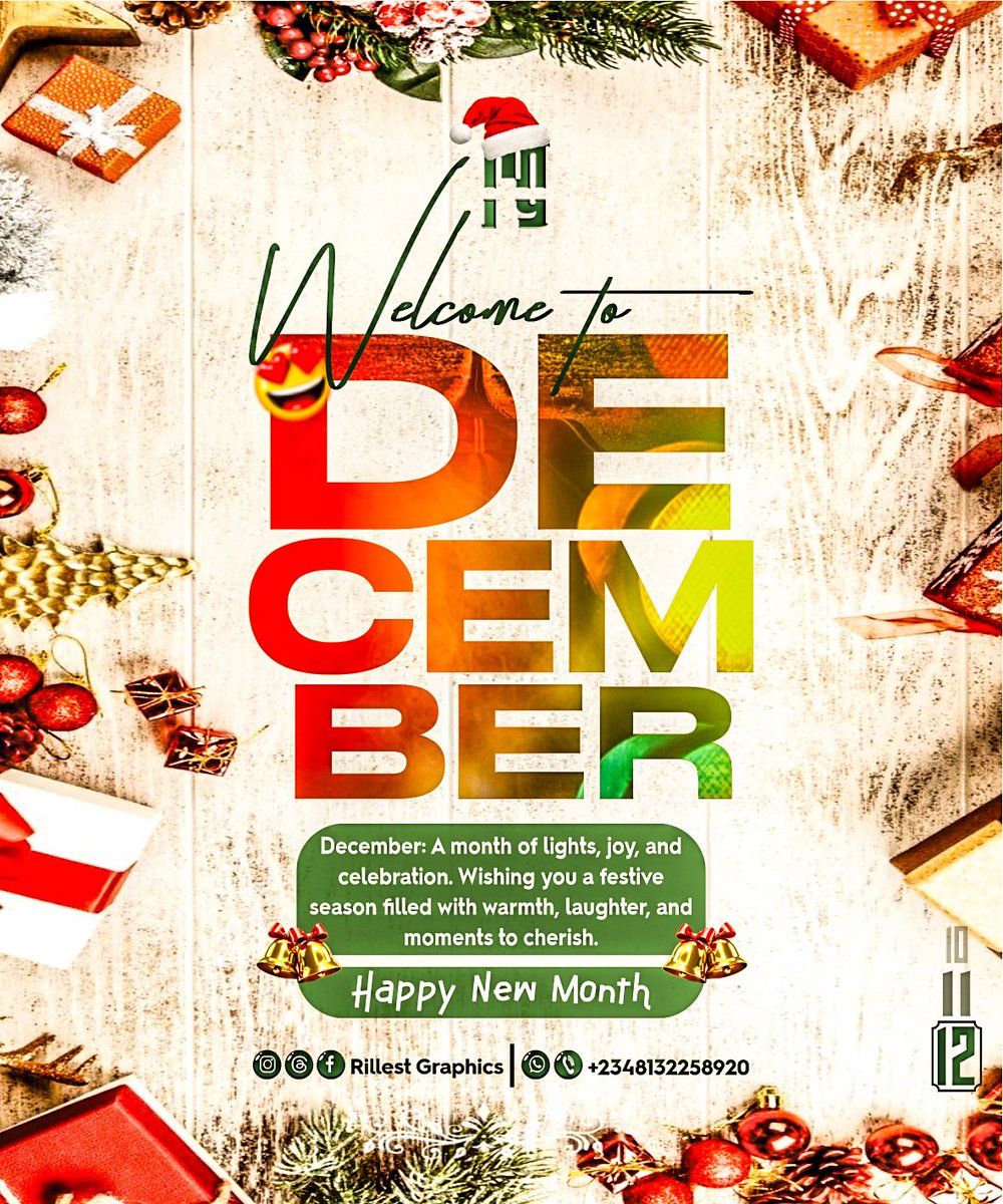 December: the season of love and light!!! Happy new month Lovelies 🥰🎅🏽 #seasonsgreetings🎄🎅