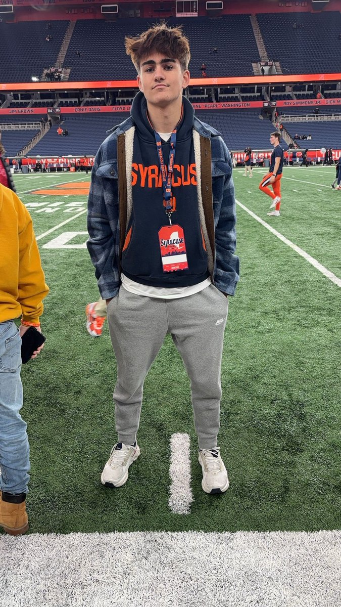Had a great day at cuse with my guys and got to watch a great game and meet some great coaches <a href="/FranBrownCuse/">Fran Brown</a> <a href="/CoachNixon_Cuse/">Jeff Nixon</a> <a href="/CoachDT_Cuse/">Dennis Thomas</a> <a href="/CuseFootball/">Syracuse Football</a> <a href="/RossDoug21/">Ross Douglas Sr.</a> <a href="/CoachNunz/">Nunzio Campanile</a> <a href="/CoachJ_Schaefer/">Joe Schaefer</a> <a href="/drwilliams131/">Dale Williams</a> <a href="/CoachNickWill/">Nick Williams</a>