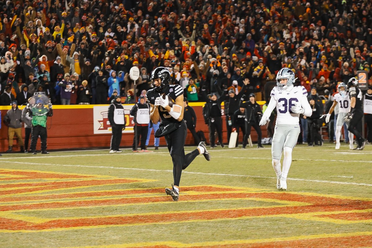 ChrisMWilliams's tweet photo. Tonight was special. So many Iowa Staters have grown up expecting the worst. And frankly, it's impossible to blame them after 100 years of consistent, painful losing. 

When Matt Campbell got to Ames, he told me early on during a podcast in his office that his biggest challenge here was to change the mindset of the fan base. Expect to win. Expect good things to happen. 

We joke about his "process," but that is really what it all comes down to. I realize this more in my personal life with age. If you do the right things every day, it compounds over time. 

That's what his program, and this season is all about. 

This team got buried after the Kansas game (I am guilty). With all of the injuries, it took a lot for them to get up off the deck. 

They did. 

I am happy for the fan base and the people at Iowa State. 

Enjoy it, and go BYU!

Photos by @JacquelineCord