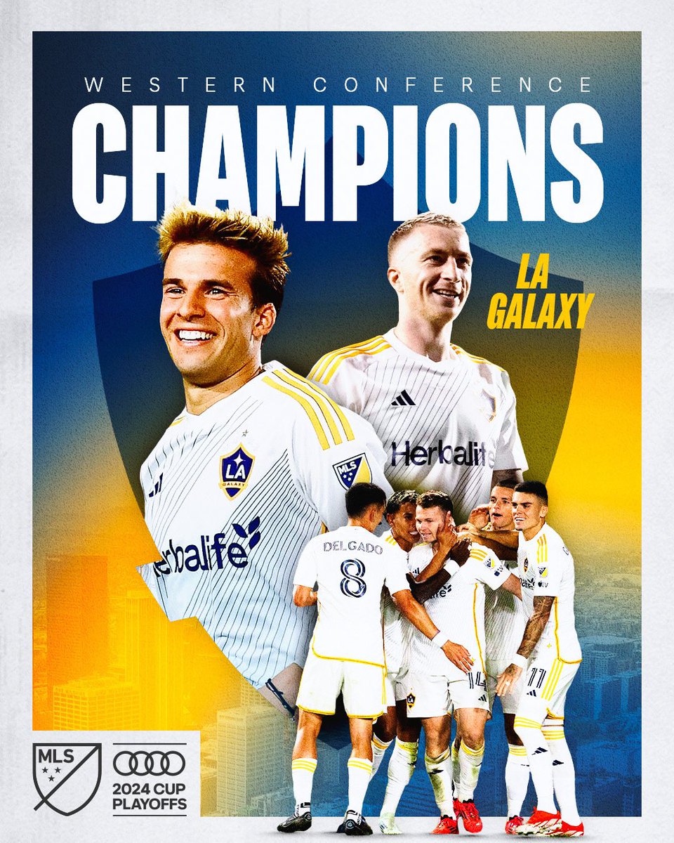 KINGS OF THE WEST! 🏆

<a href="/LAGalaxy/">LA Galaxy</a> // Audi #MLSCupPlayoffs