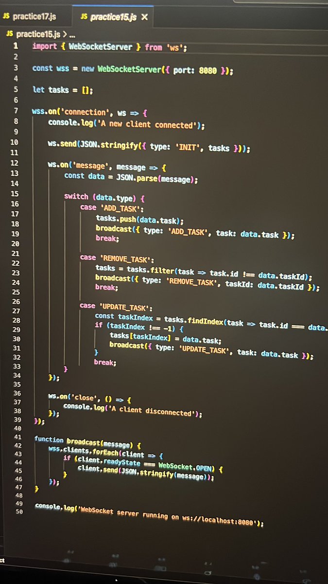 eulav321's tweet photo. Day 17 of my #101DaysofCode Series:
- Modified my to-do list to CRUD from one server to multiple clients
- Multiple users can log onto the to-do list and collaborate on tasks(albeit this was on my local host)
- Would be starting the React series soon
#Web3 #buildinginpublic https://t.co/n6l13aDM1m