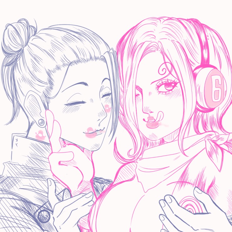 Insu_limonylima's tweet image. Una lesbiana y un Gay 

Jsjs, ¿ se puede considerar esto como un crackship? Fue una idea tonta que surgió y necesitaba plasmarla

#ONEPIECE #JujutsuKaisen