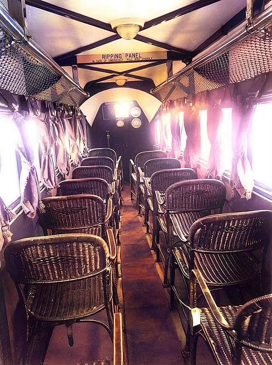 Crazy Things from the Past ~ A Thread 🧵

1. Seats of an airplane, 1930