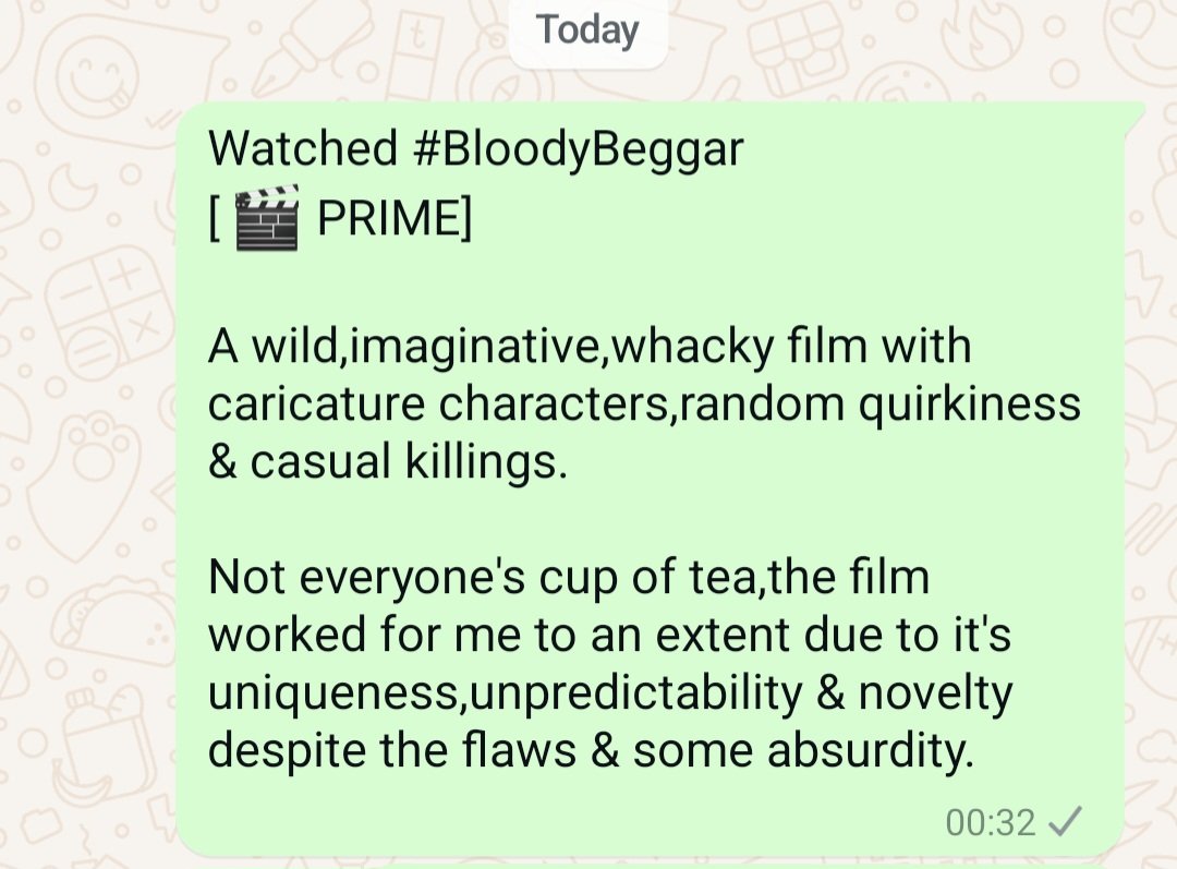 Ajaychairman's tweet image. My reviews &amp;amp; ratings for #Diwali2024 releases

#Amaran 5/5 [Theatre]
#LuckyBaskhar 3.5/5 [Theatre]
#BloodyBeggar 3/5 [OTT]
#Brother 1/5 [OTT]