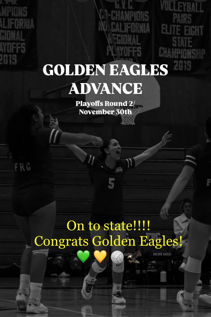 FRC beat Delta in 4 tonight to advance to the State Tournament! 
Let’s go! 👏 
#tradition #CCCAA