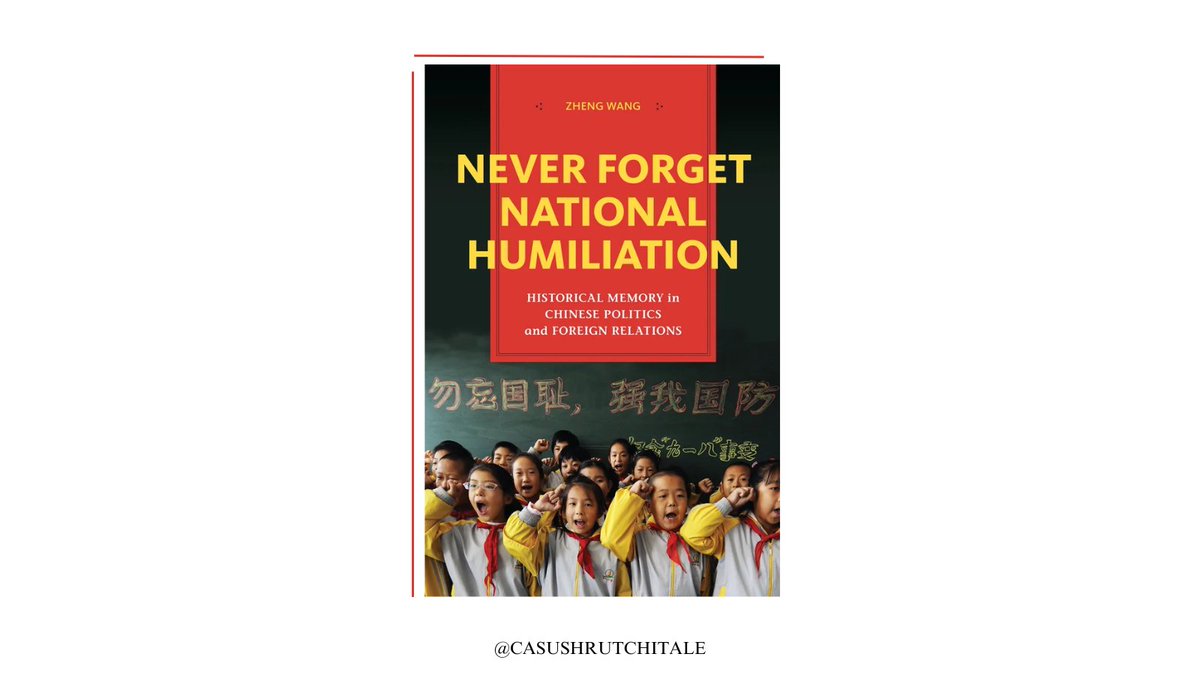 CaSushrut's tweet photo. This is a fascinating book about how history has been used by China to set an internal narrative of 100 years of national humiliation by foreign powers and how China must assert its rightful place in the world #casushrutchitale #neverforgetnationalhumiliation https://t.co/QW3gU2XiSu