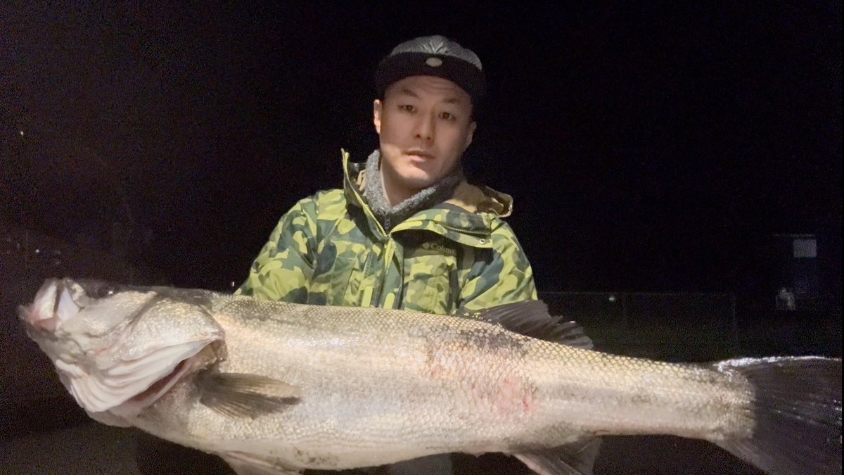 zakky0727's tweet photo. ゴン太ランカー🐟
今年ランカー８本目

Rod : WORLD SHAULA 2833RS-2
Reel : 20STELLA SW4000XG

#ランカーシーバス
#内房 https://t.co/gdf5CGLTrk