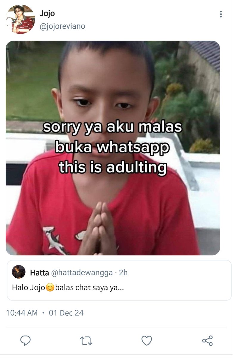 napibble's tweet photo. — mayonaise
sequel of keluarga cemurut

berawal jadi tukang parkir berakhir jadi roti, iya si jojo.

; a #heejake five tweets au (kinda🔞) https://t.co/kJwXnSR35e
