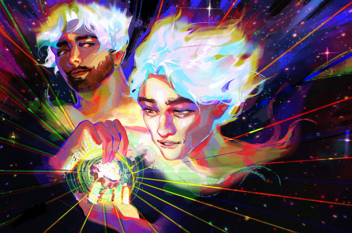 Head canon that their souls are happy together in the cosmos after they poofed #arcane #jayvik #ArcaneSeason2